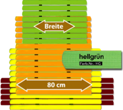 Badematte Karibik hellgrn 80 cm breit Lnge frei whlbar Preis pro lfm