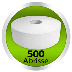 Euroseptica Toilettenpapier - Hygienepapier - Mini Jumborolle Recycling - 2-lagig Durchmesser 19 cm