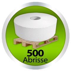 Euroseptica Toilettenpapier - Hygienepapierrollen - Jumborollen Recycling - Pal. 2-lagig Durchmesser 19 cm