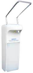 Saraya manueller Desinfektionsmittel- und Seifenspender MDS-500P 500 ml aus Kunststoff wei