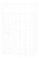 Abfallkorb freistehend und zur Wandmontage wei 26 Ltr