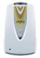 Sanitex automatischer Seifenspender für 1200 ml Schaumseife Einwegkartuschen Farbe: weiss/transparent