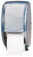 Toilettenpapierspender Duett Standard fr 2 Standardrollen im Classic Style Farbe: Eisblau transparent