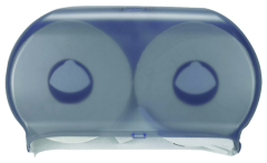 Jumborollenspender fr 2 Jumborollen im Classic Style Durchm. bis ca. 23 cm Farbe: Eisblau transparent