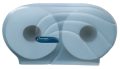 Jumborollenspender für 2 Jumborollen im Oceans Style Durchm. bis ca. 23 cm Farbe: Eisblau transparent