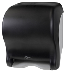 Handtuchrollenautomat Smart Essence mit Sensor im Classic Style Farbe: perl-schwarz transparent