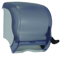 Handtuchrollenspender Element mit Hebeltechnik im Classic Style Farbe: Eisblau transparent