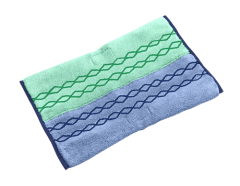 Mikrofaser Dust & Wet Mop Plus fr Pulse Mophalter blau grn doppelseitig von Rubbermaid