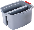 Doppeleimer grau Rubbermaid