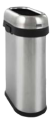 Abfallbehälter oval aus mattem Edelstahl - 50 Liter von Simplehuman