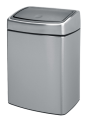 Touch Abfallbehälter aus Edelstahl matt - 10 Liter von Brabantia