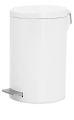 Tretabfalleimer Edelstahl weiss - 12 Liter von Brabantia