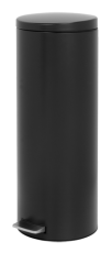 Tretabfalleimer Edelstahl matt schwarz matt - 20 Liter von Brabantia