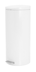 Tretabfalleimer Edelstahl weiss - 30 Liter von Brabantia