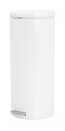 Tretabfalleimer Edelstahl weiss - 30 Liter von Brabantia