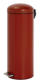 Retro Tretabfalleimer Edelstahl Deep Red - 20 Liter von Brabantia