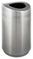 Stilvoller Abfallbehälter Edelstahl matt Fpp - 120 Liter von EKO