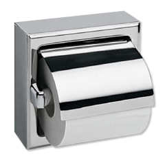 WC-Papierhalter fr 1 Standardrolle Edelstahl Aufputzmontage