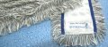Aqua-Clean Baumwoll-Moppbezug - grau/weiß mit Textiltaschen in 2 Größen erhältlich